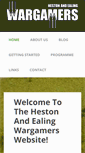 Mobile Screenshot of hestonandealingwargamers.org.uk